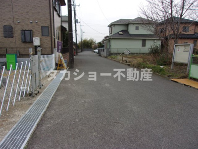 【前面道路含む現地写真】 | GRAFARE市原市君塚　全3棟