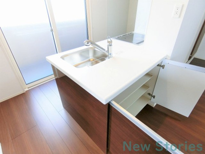 【キッチン】 | バイオレットガーデンA | 使いやすいキッチンです