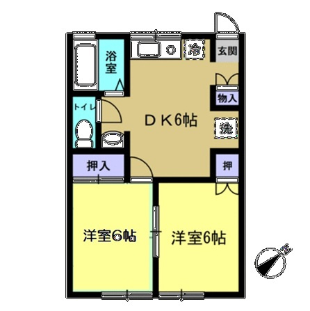 ☆2DK（39.66㎡）☆