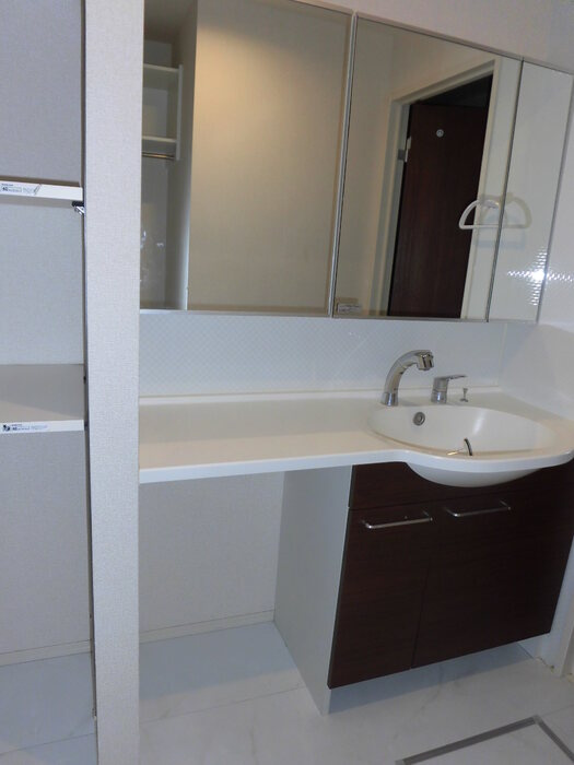 上益城郡御船町大字小坂のアパートの独立洗面台