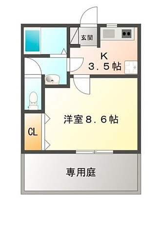 ライフイン・ビー・サークルの間取り