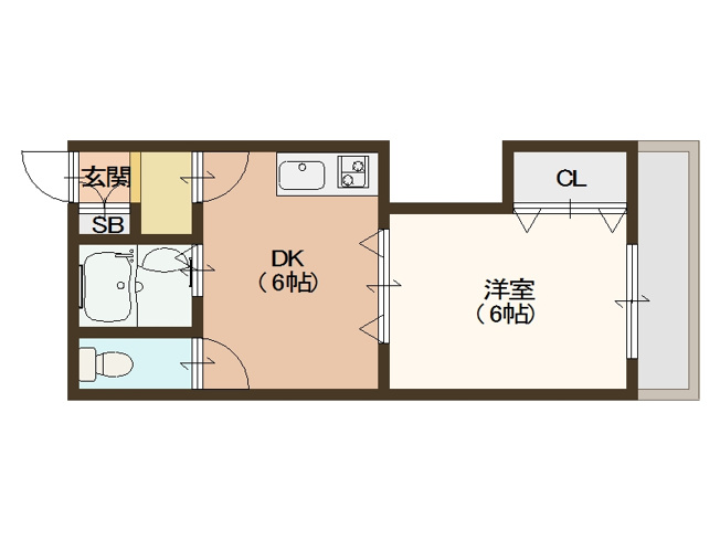 【間取り】 | アレマーナ北加賀屋