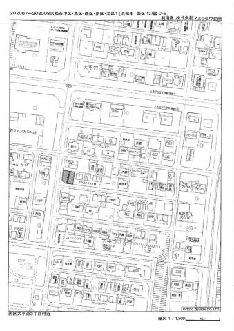 ㉔大平台3丁目116-11駐車場の地図