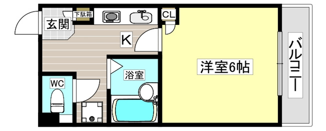 【間取り】 | エトレ甲風園