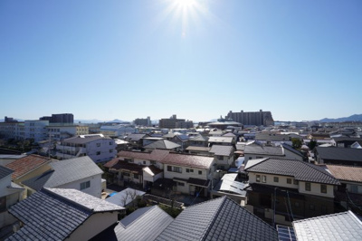 【展望】 | 楽々園豊栄ハイツ（リノベ済） | 現地（2023年2月27日10：00頃）撮影