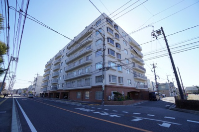 【外観】 | 楽々園豊栄ハイツ（リノベ済） | 現地（2023年2月27日10：00頃）撮影