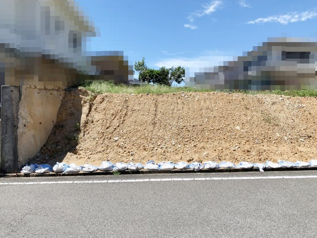 大久保町高丘　２号地の前面道路含む現地写真