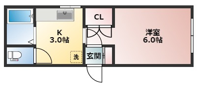 【間取り】 | 【CP対象】ラフォーレ19　1号館 | 間取りです