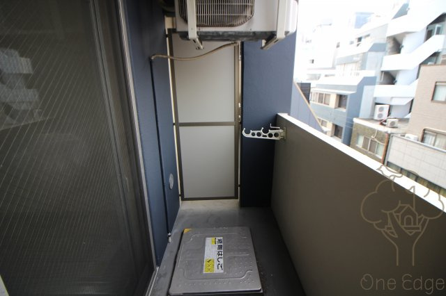 マロット天神橋のバルコニー