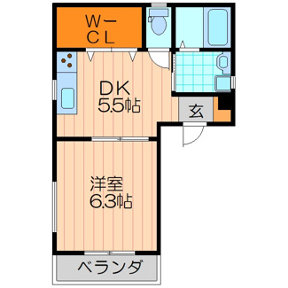 【間取り】 | エルハイツ石原町