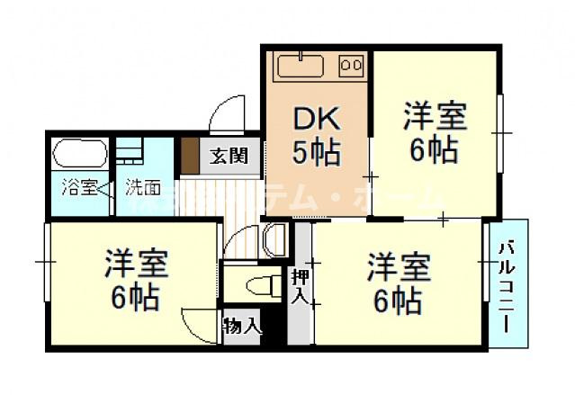【間取り】 | サンハイツⅢ