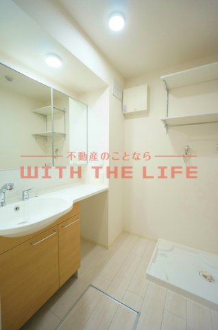 プロムナード新堀【10，000円キャッシュバック対象物件】の洗面所|使いやすい洗面所です