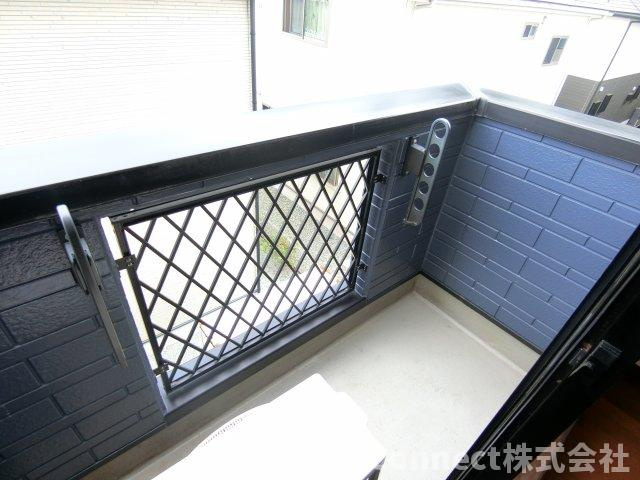 【バルコニー】 | クレセール南吉成弐番館 | ２階のお部屋で晴れた日には洗濯物もたくさん干せます。