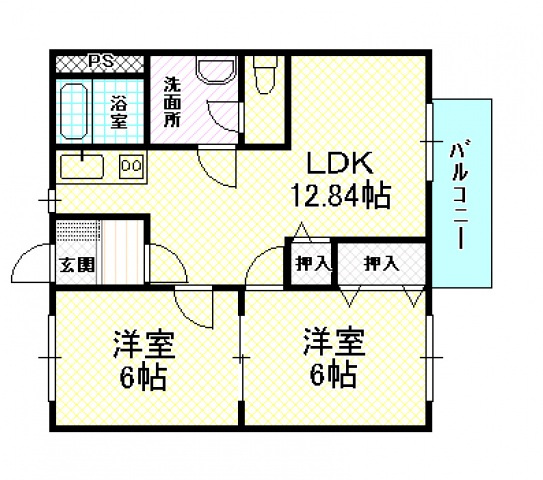 【間取り】 | ハイツヴェール