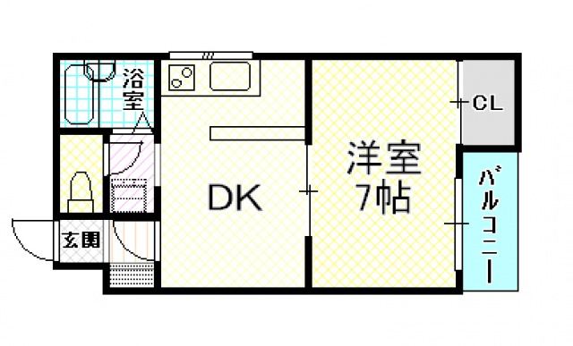 【間取り】 | ハイツハピネス