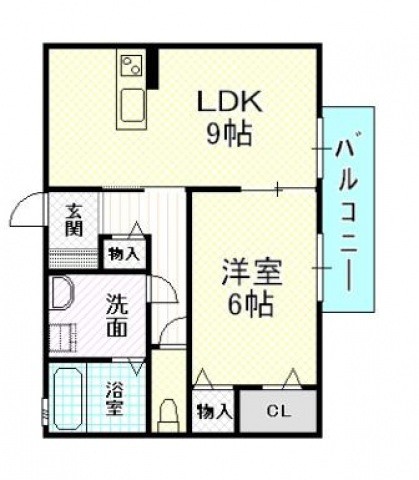 【間取り】 | サンハイム法善寺