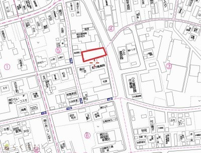 見附市新町３丁目　売土地（商談中）の地図|位置図
