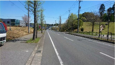 【その他】 | 千葉東テクノパーク　売工場店舗 | 前面道路（東向き）