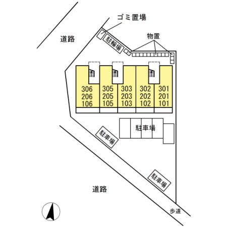 さくら　　　刈谷市の賃貸はクラスホーム刈谷店の駐車場|同物件の別部屋になります。