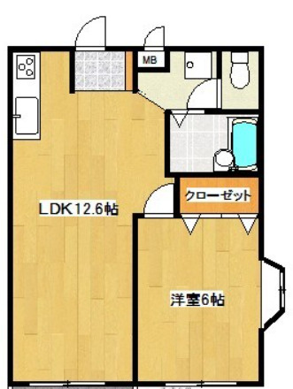 シティハイツナカムラⅢの間取り