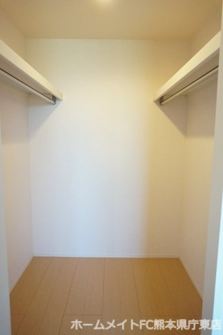 熊本市東区上南部２丁目のアパートの収納