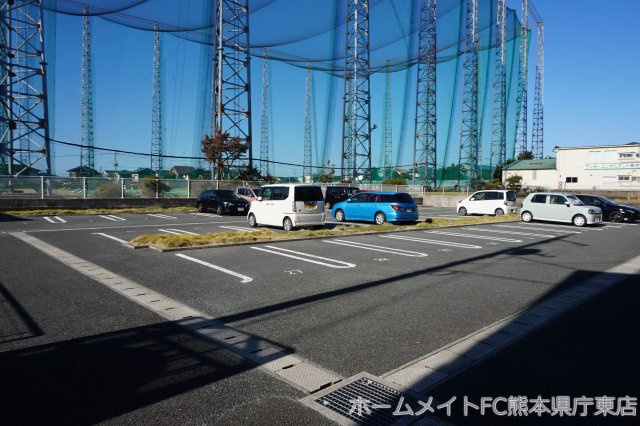 熊本市東区上南部２丁目のアパートの駐車場