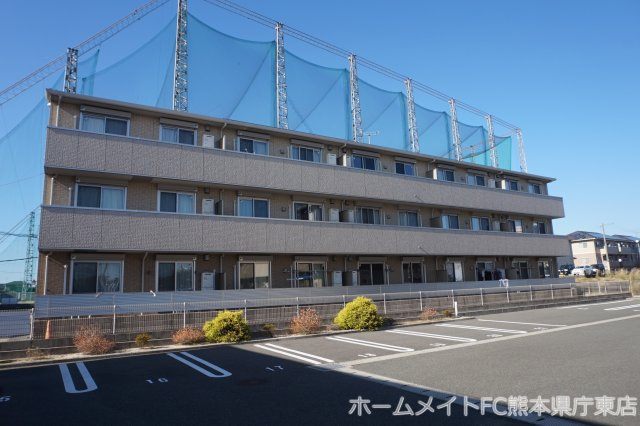 熊本市東区上南部２丁目のアパートの外観