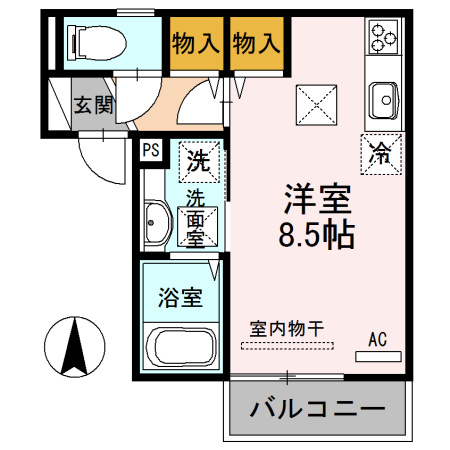 【間取り】 | D-room塩屋