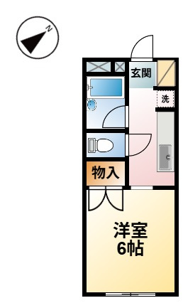 さざんかハイツの間取り