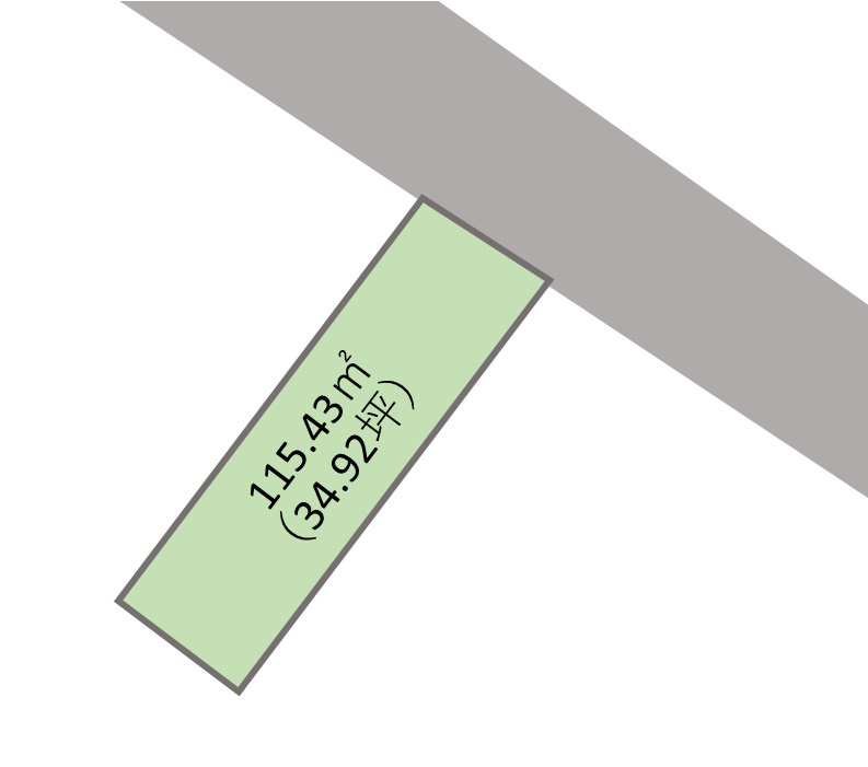 和歌山市土入・土地・53476の区画図