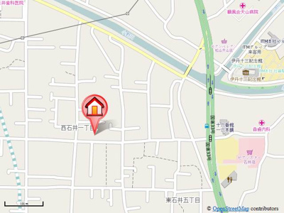 【地図】 | 第２八束ハイツ