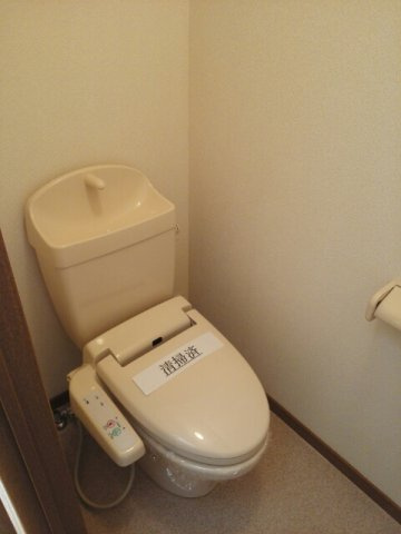 ルート３＆カーサⅢのトイレ|落ち着いた色調のトイレです