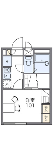 【間取り】 | ムツミハイツ東大宮