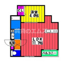 【間取り】 | リテラ平尾東の間取り