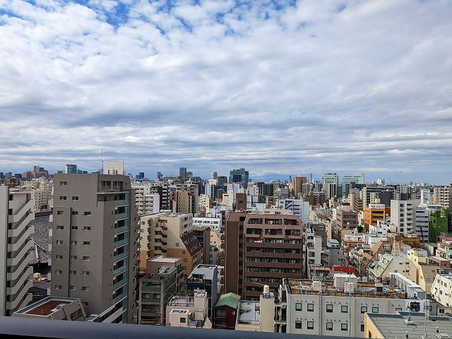 プライムアーバン浅草田原町の設備|15F正面の眺望です