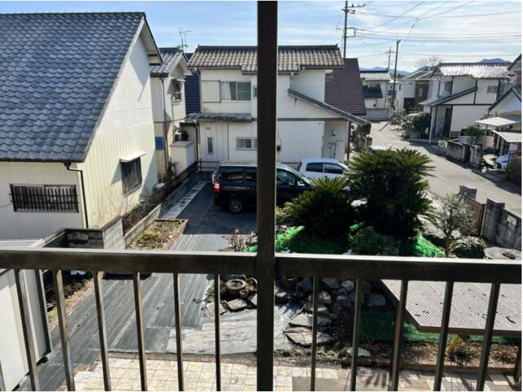 藤岡市上戸塚　中古1000のバルコニー