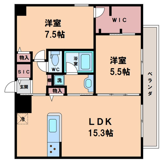 【間取り】 | パンドノール住吉大社