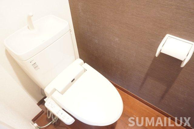 熊本市東区保田窪３丁目の賃貸マンションのトイレ