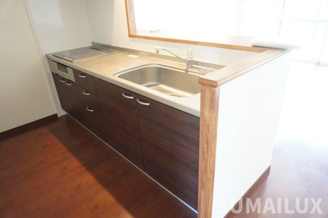 熊本市東区保田窪３丁目の賃貸マンションのキッチン