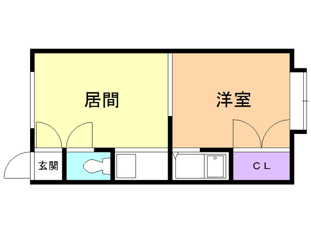 ハイデンス5の間取り
