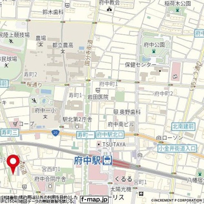 【地図】 | セザールプラザ府中