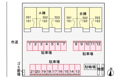 【区画図】 | エスポワールＢ