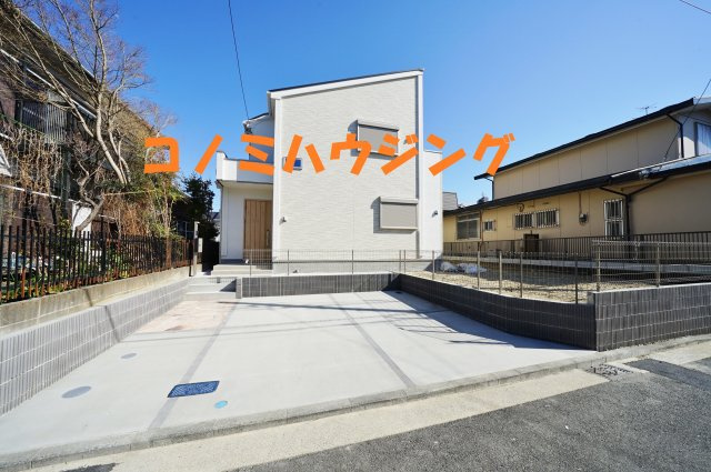 【保土ケ谷区新桜ヶ丘１丁目7-12新築戸建て】（藤塚小学校・橘中学校）の外観|南側には広々としたお庭のある新築戸建住宅です