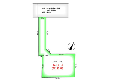 【区画図】 | 鳥取市馬場町土地