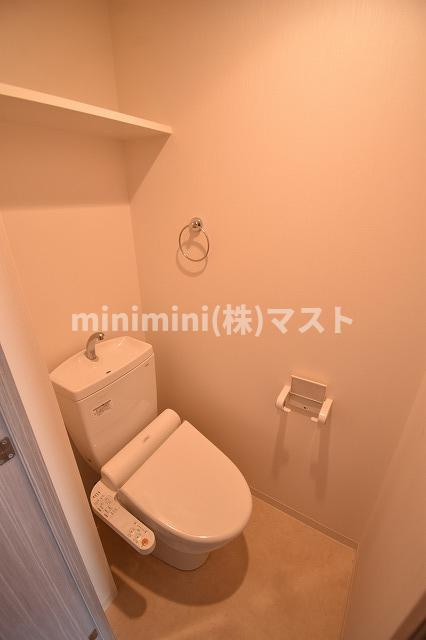 プレサンス上町台リベルテのトイレ