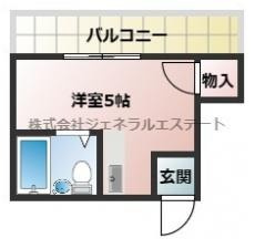 デイルーチェ北岸和田の間取り