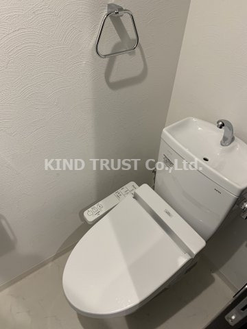 ビガーポリス397　M:COURT天神橋のトイレ|ウォシュレット完備です