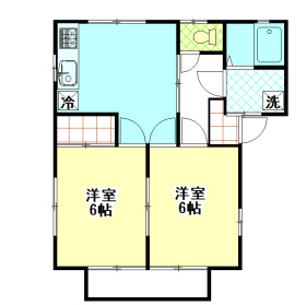 ハイツホソヤの間取り