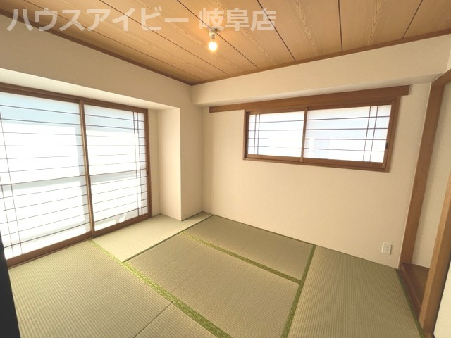テラスノバ穂積只越！9階部分！角部屋！日当り・眺望良好です♪管理費・修繕積立金合計11400円！の和室|テラスノバ穂積只越！9階部分！角部屋！日当り・眺望良好です♪管理費・修繕積立金合計11400円！敷地内駐車場5000円！