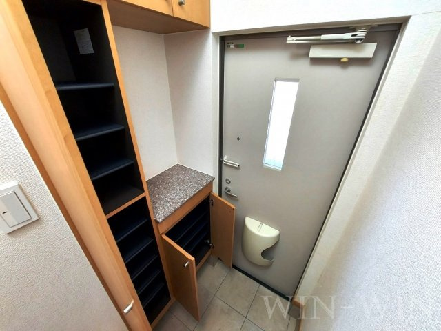 フレシール天伯 Cの玄関